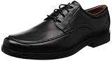 Leder Clarks Herren Un Aldric Park Derbys, Schwarz (Black Leather), 43 EU