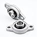 KDF Industrial 12mm Zinc Alloy Pillow Block Bearing, Self-Aligning Design, 63x48x38mm, Maintenance-Free Construction with Integrated Seals (2Pcs KFL08 8mm)