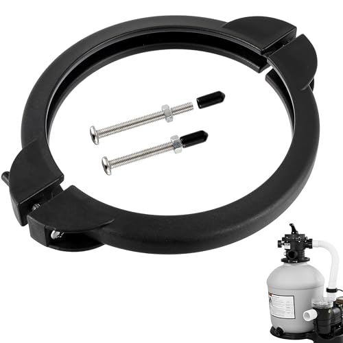CDDCWZ (Upgraded) SF80110-2 Pool Clamp Collar Ring Replacement Part with Screws Fit For 12 and 14 Inch (Pump Flow Rate: 2,100 and 2,800 gph) Intex Sand Filter Pump