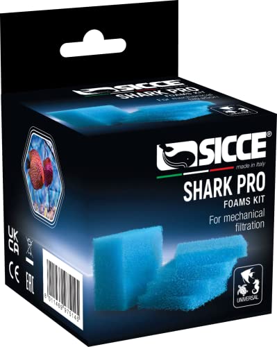 Sicce Shark PRO Replacement Cartridges, Freshwater and Saltwater, for submerged