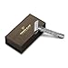 VIKINGS BLADE Adjustable Double Edge Safety Razor + Luxury Case. Smooth, Reusable, Eco-Friendly (The Emperor “Frosted Chrome”)