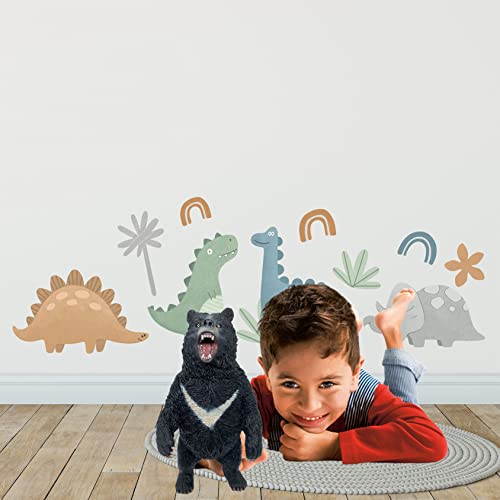 Higherbros Black Bear Toys Safari Animal Figurine Wildlife Animal Action Figure, Great For Kids Gift, Prizes, Collection And Decoration #TOP6