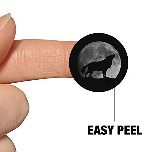 Wolf Howling Moon Silhouette Planner Calendar Scrapbooking Crafting Stickers #TOP3