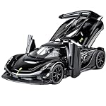 Toy Cars Model Jesko Black Alloy Collectibles Die-cast Vehicles with Sound and Light