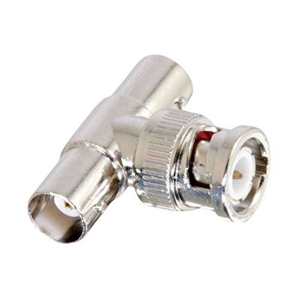 Legrand Adaptador C2G BNC T, Adaptador de Cable coaxial Macho a Hembra, Adaptador Divisor
