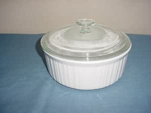 Corning Ware French White 11/2 qt Baking Dish Bake And