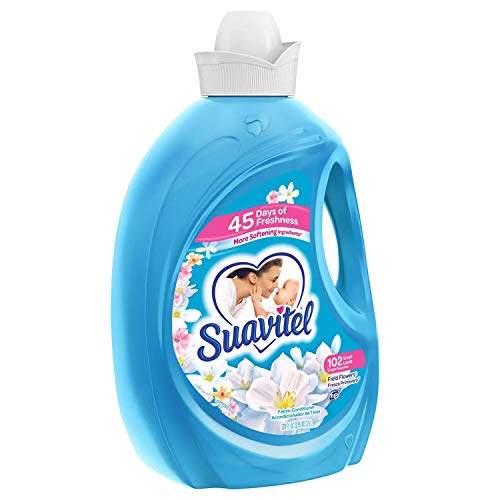 Suavitel Fabric Softener & Fabric Conditioner, Field Flowers - 120 Fluid Ounce (Case Of 4) #TOP7