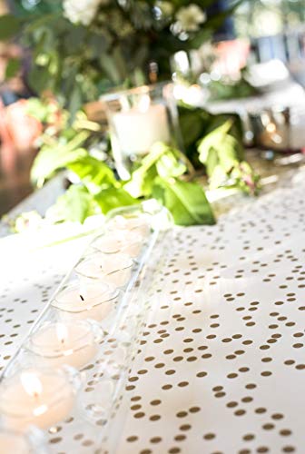 Gold Confetti Paper Table Runner 25' American Made #TOP3