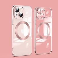YUANDMI Custodia Magnetica Per IPhone 14 Pro Con MagSafe - Silicone Opaco Sottile, Antiurto, Antigiallo, Protezione Fotocamera - 3