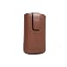 Produktbild System-S Tasche Etui Sleeve Case Hülle mit Rückzugfunktion Ausziehhilfe in Braun für Nokia 2630 5310 XpressMusic 5730 5800 6290