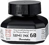 Flacon d&rsquo;encre sumi Kuretake pour dessin et sumi-e
