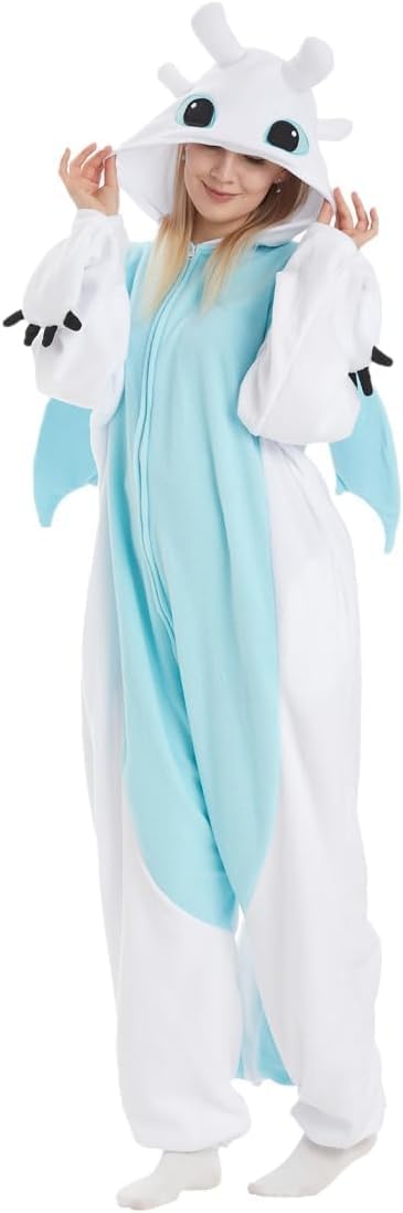 Adult Dragon Onesie Animal Pajamas Suitable for Halloween