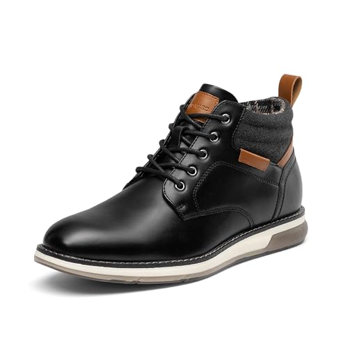 Bruno Marc Men's Classic Dress Casual Business Formal Chukka Boots,Size 10.5,Black,BMUMAB2516