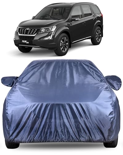 Image of Autofact Premium Car Cover for XUV 500 | All Weather Water-Resistant Full Body Car Cover | Light-Weight Triple-Stitched Outdoor Shield with UV Protection, Dustproof & Heat-Resistant