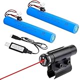 BTEDZSW 2 Pack Splatter Ball Gun Battery Pack with Laser Sight for Splatrball SRB1200 and SRB400