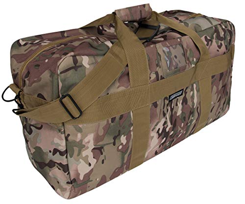 Commando Industries Bolsa de deporte y viaje (tamaño grande, 57 L), diseño de camuflaje