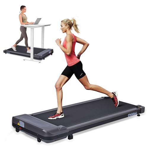 Chiidou Walking Pad Treadmills for Home, 2.5HP Under Desk Treadmill, Portable Running Machine with Remote Control and LED Display for Office Fitness Exercise Chiidou Walking Pad Treadmills for Home, 2.5HP Under Desk Treadmill, Portable Running Machine with Remote Control and LED Display for Office Fitness Exercise