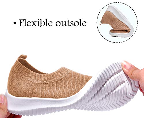 Image of MAIITRIP Womens Comfort Elastic Sock Slip On Walking Lightweight Non-Slip Fall Shoes (Size:5.5-11)
