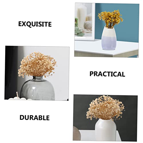 Ramo de 6 flores secas artificiales para decoración miniatura 3