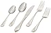 Gorham Silverware Set, Studio 45-Piece Flatware Set, Service For 8, Teardrop Handles, 18/10 Stainless Steel, Dishwasher Safe And Tarnish Resistant, Knives Spoons And Forks (Silver, 45 Piece)
