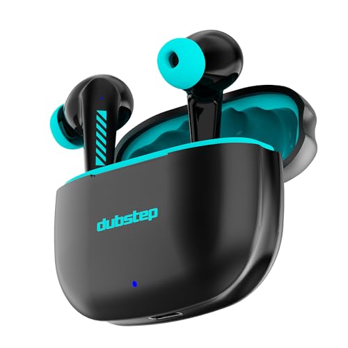 Image of Dubstep Buzz X3 in-Ear Wireless Earbuds with Upto 42 hrs Playtime, 13mm Dynamic Drivers, X-Bass Technology, ENC, Clear Calls TWS Earbuds, Bluetooth V5.3 Earphones, Type-C Fast Charging (Black /Blue)