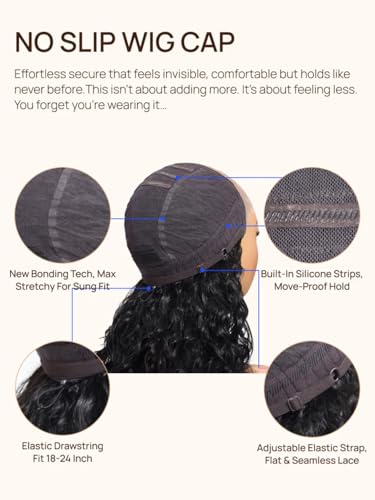 Image of Beauty Forever Reddish Brown Lace Front Wig Human Hair 7x5 Body Wave Bye Bye Slip Glueless Wigs with Elastic Drawstring,Pre Plucked,Bleached Knots,Natural Hairline,150% Density 24inch