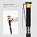 Koolehaoda 6-Section Monopod Compact Portable Photography Aluminum Alloy Unipod Stick, Max. Load 10kg / 22lbs, Folding Size is only 15-inch(K-266 Orange)