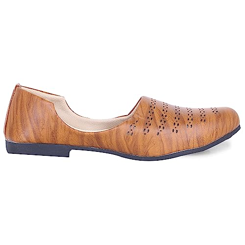 Image of DFR Men's Ethnic Juttis Mojaris & Casual Shoes Loafers
