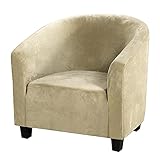 【Hochwertiges Material】Es besteht aus strapazierfähigem Stretchmaterial mit hoher Elastizität und Zwei-Wege-Luxusgefühl, sehr weich, bequem, atmungsaktiv und flexibel. Es kann an Sessel verschiedener Größen und Stile angepasst werden.