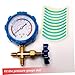 PRETYZOOM 60pcs Pressure Gauge Identification Tags High-visibility -reflective Green Decal Pack for Industrial Compliance