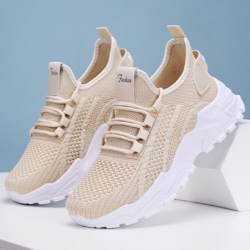 Women's Luxurious Orthopedic Sneakers,Women's Orthopedic Comfortable Sneakers Breathable Mesh Lace Up Shoes,Enjerr Orthopaedic Shoes Women Wide Width2