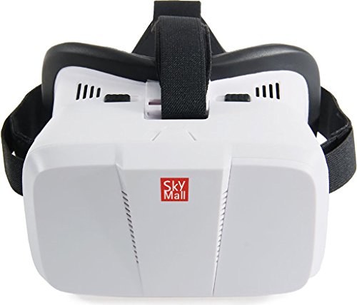 SkyMall Virtual Reality 3D Glasses Headset - for 3D & 360° Movies, Videos & Video Games, Compatible with iPhone (6s/6 plus/6/5s/5c/5)& Android (s5/s6/s7note4/note5) VR Apps & More