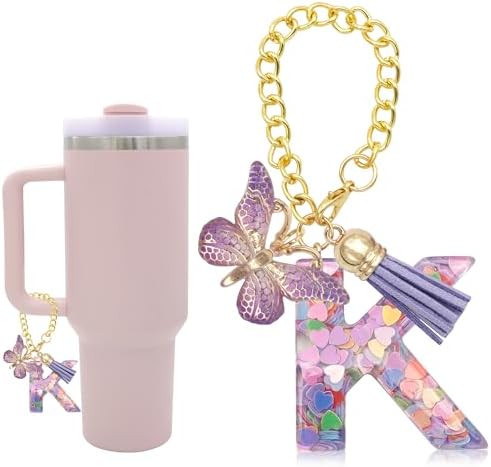 Letter Charm Accessories for Stanley Cup with Handle, Cute Initia...