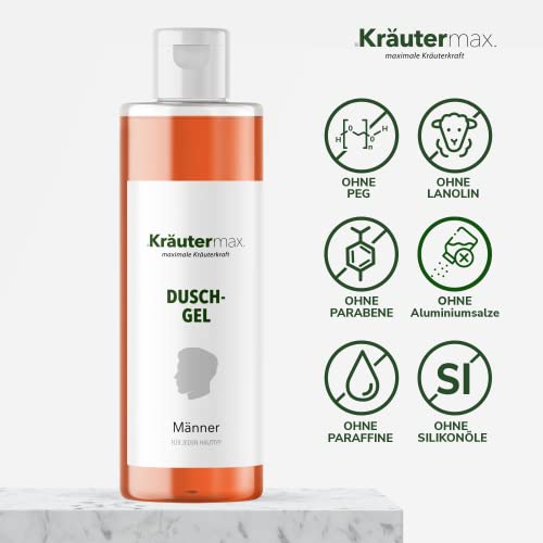 Men's Shower Gel Care, also suitable as shampoo and soap, with Pure Lemon Oil, 1 x 250 ml, 250 ml (Pack of 1) - Image 2