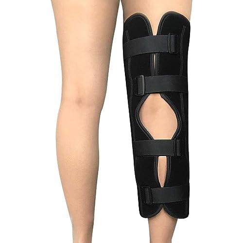 Attelle d'immobilisation du genou réglable pour soulager l'arthrite adulte taille L