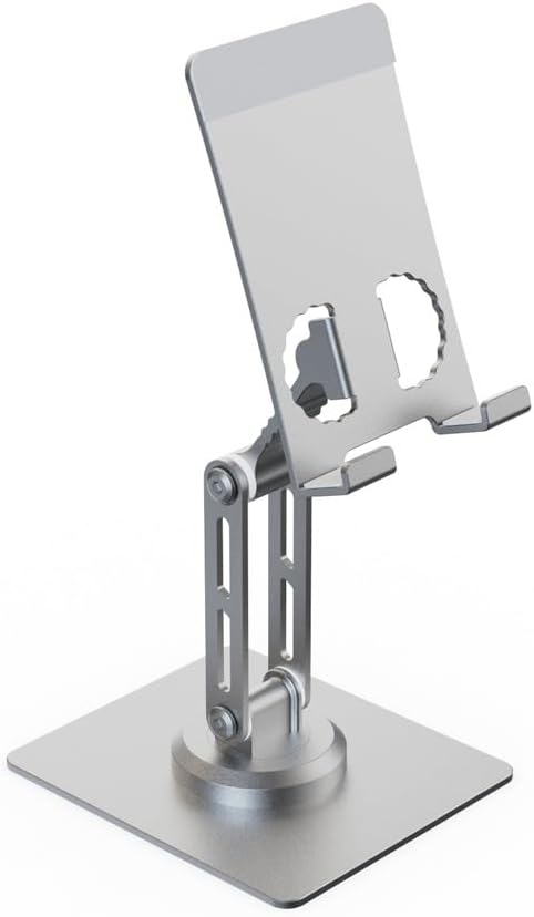 Portable Desktop Rotating Lazy Folding Flat Aluminum Alloy Phone Holder