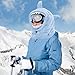 Shark Ski Helmet Cover Cute Shark face Mask Winter Warm Outdoor Hooded Sports Windproof Style Hat Scarf 3 in1