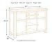 Signature Design by Ashley Moriville Rustic Dining Room Buffet with 4 Cabinets & Display Shelf, Brown