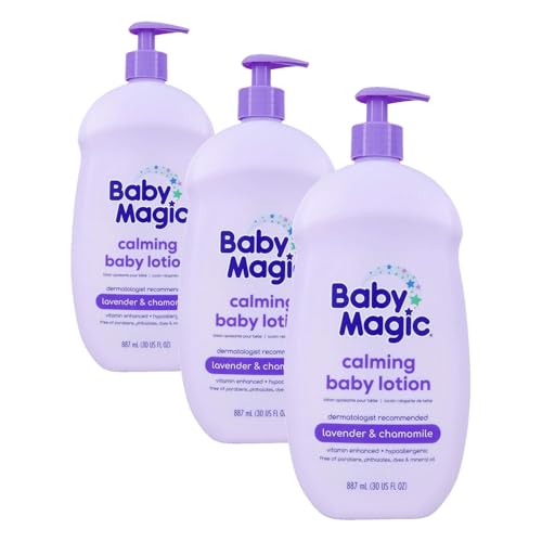 Image of Baby Magic Calming Baby Lotion, Lavender & Chamomile, 30 Oz (Pack of 3)