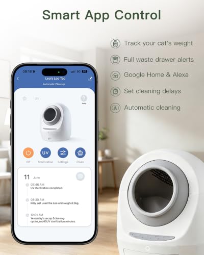 Image of Casa Leo Automatic Self-Cleaning Cat Litter Box
