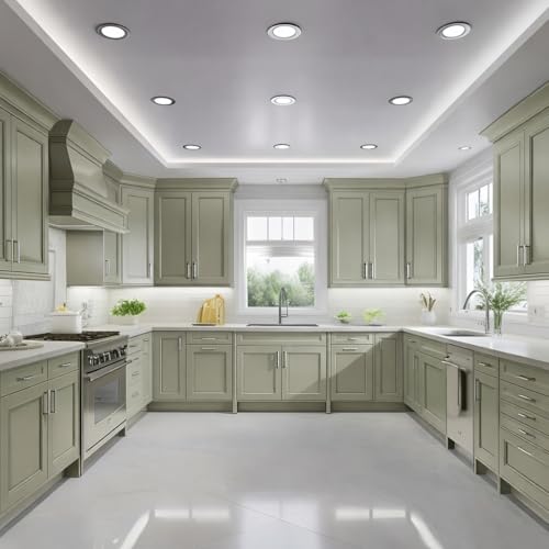 ALL-IN-ONE Paint by Heirloom Traditions, Simply Sage (Gray Green), Gallon - Durable cabinet and furniture paint. Built in primer and top coat, no sanding needed. Includes our 30 featured color card. - Thumbnail 3