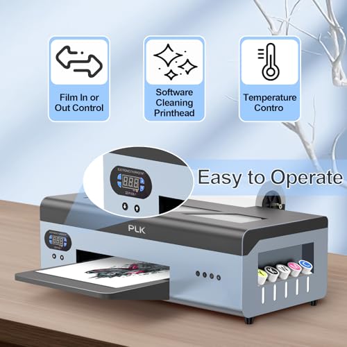 Image of PLK A3 L1800 DTF Printer with Oven,Roll Feeder, White Ink Circulation, DTF Printer Machine 100% Transfer Rate for T-Shirts, Hoodies, Fabrics