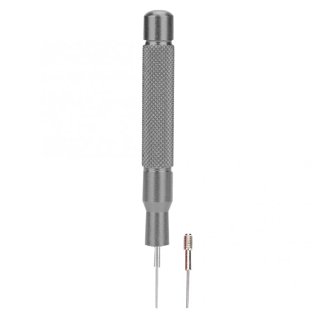 Uhrenarmband-Verbindungsstift-Entferner, Uhrenarmband-Stifttreiber, 0,7/0,8/0,9 mm, Uhrmacherwerkzeug, Ersatzteile (grau)