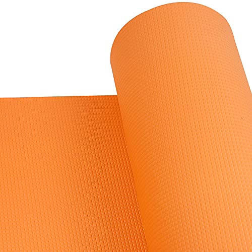 Image of Yoga mat for Women & Men EVA Material 4mm Grey Anti Slip for Gym Workout (Orange, 4 mm)