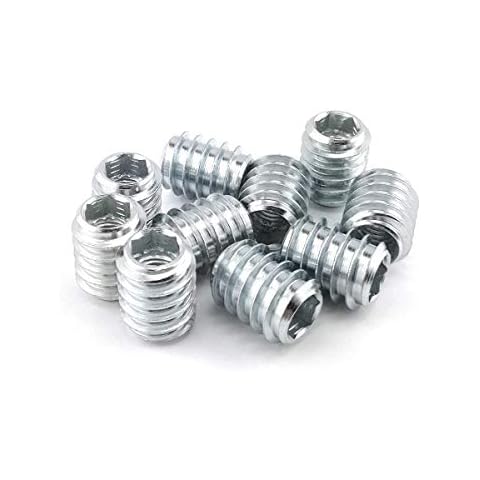 50 Sockets, Screw Nuts, Threaded Sockets, Hexagon Socket, M6, 12 x 18 Cover