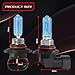 FZPJJNB Fits for Jeep Grand Cherokee 1999-2010 Halogen Headlight Bulbs, 9005 High Beam 9006 Low Beam Headlamp Lights, 5500K White Light Car Replacement Headlight Blubs, 4 Pack