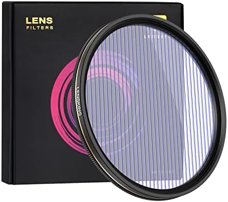 Amazon.com : LENSKINS 67mm Blue Streak Special Effects Lens Filter ...