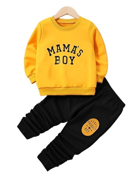 Image of NOVA BLOOM Kids Clothes for Boys | Cotton Printed Sweatshirt and Pants Set, Lightweight Breathable Kids Dress Boy Outfit, Comfortable Baby Boy Dress for Summer and Winter Wear