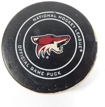 2019 Arizona Coyotes vs. Florida Panthers Game Used Puck 2-26-19 AA0037523 - NHL Unsigned Game Used Pucks