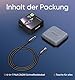 MAGIC JOHN 240W 4 in 1 USB C Kabel, ladekabel usb c, schnelles Laden & Datensynchronisation Multi-Ladekabel für iPhone iPad Samsung Laptop Multi-Geräte-Ladung, 1,2m schwarz